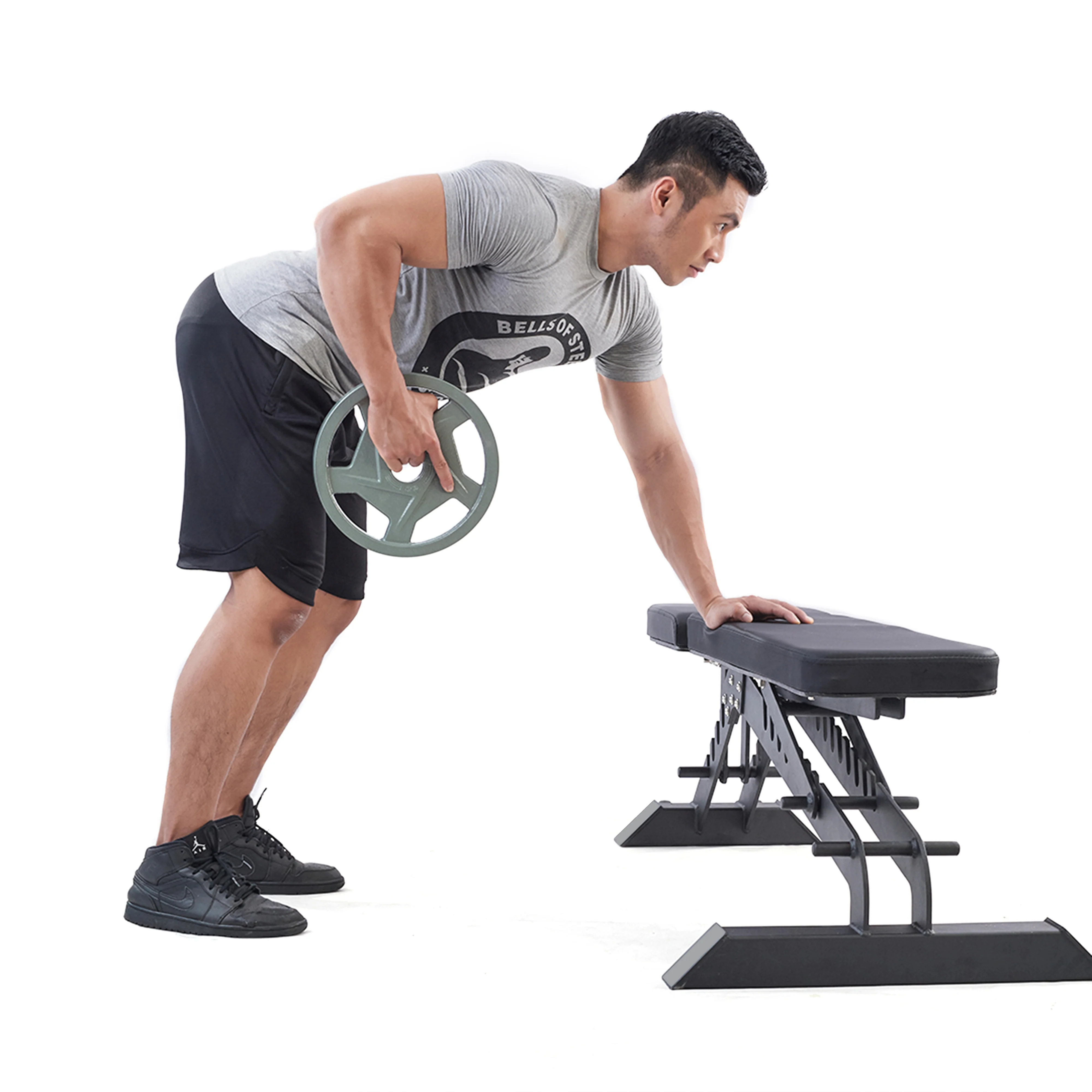 Gray Mighty Grip Olympic Weight Plate Sets - Image 3