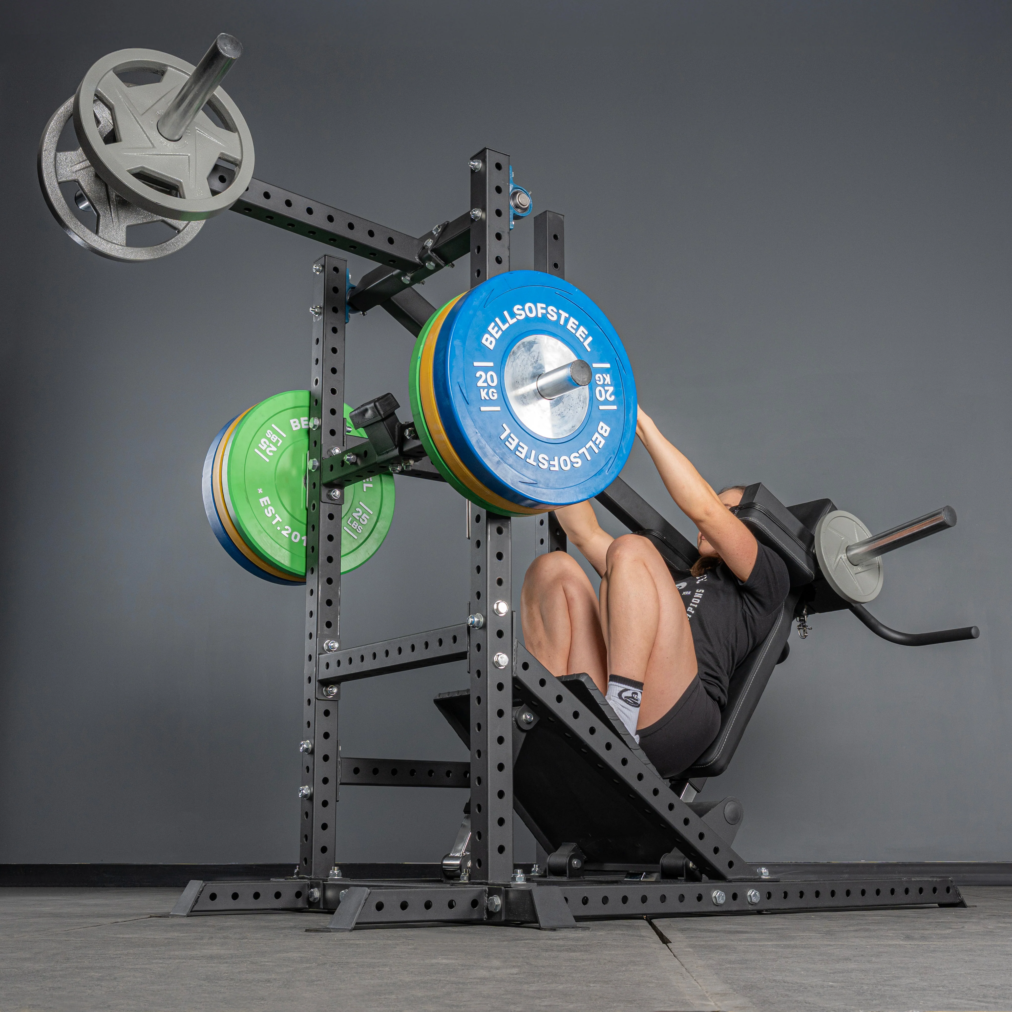 Pandemonium Squat – 3-in-1 Pendulum Squat / Calf Press / Viking Press Machine - Image 5