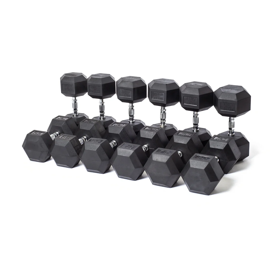 Ergo Rubber Hex Dumbbell Sets - Image 2